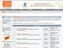 Tablet Screenshot of forums.sanemag.com